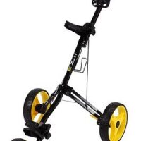 New Hot-Z Golf 3.0 3 Wheel Push Cart Black