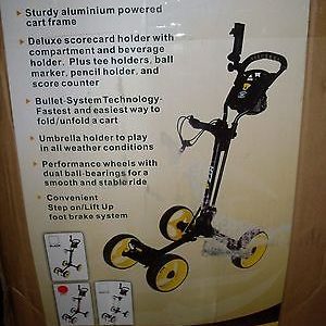 Hot-Z Golf 4.0 4-Wheel Push Cart New in box