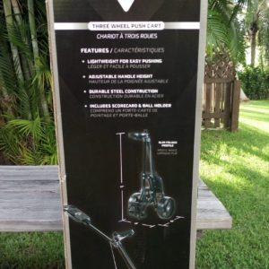 Callaway V Three Wheel Push Golf Cart CT29028...