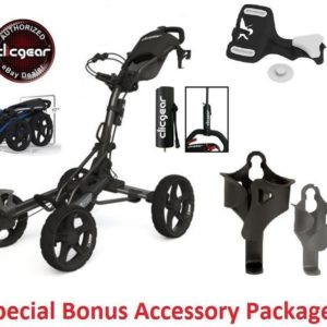 EXTRAS! New Clicgear Model 8.0 Charcoal/Black...