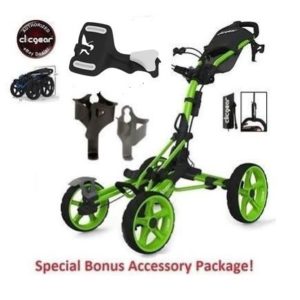 NO TAX! New Clicgear 8.0 Model 8 LIME Four Wh...