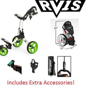 EXTRAS! Rovic RV1S Swivel Clicgear Compact Go...