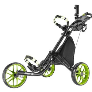 Lime CaddyLite EZ-Fold 3 Wheel Golf Push Cart