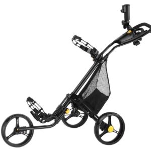 CaddyLite 15.3 Black-Yellow Golf Push Cart