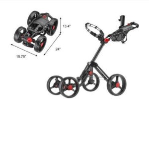 New CaddyTek Deluxe Explorer 4-Wheel Foldable...